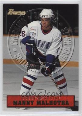 1998-99 Bowman CHL - Scout's Choice #SC2 - Manny Malhotra