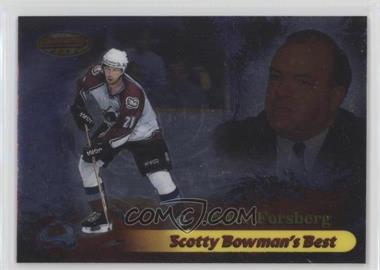 1998-99 Bowman's Best - Scotty Bowman' Best #SB8 - Peter Forsberg