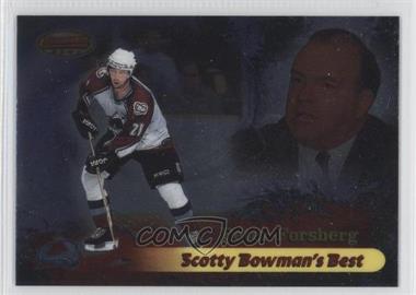 1998-99 Bowman's Best - Scotty Bowman' Best #SB8 - Peter Forsberg