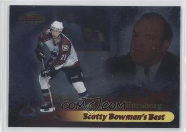 1998-99 Bowman's Best - Scotty Bowman' Best #SB8 - Peter Forsberg