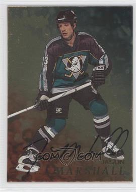 1998-99 In the Game Be A Player - [Base] - Gold Autographs #1 - Jason Marshall