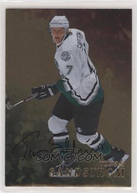 1998-99 In the Game Be A Player - [Base] - Gold Autographs #153 - Tomas Sandstrom [EX to NM]