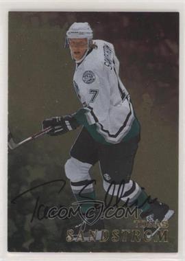 1998-99 In the Game Be A Player - [Base] - Gold Autographs #153 - Tomas Sandstrom