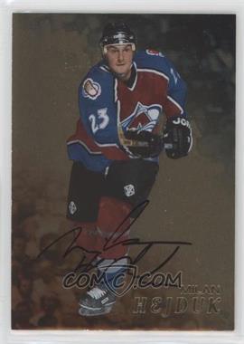 1998-99 In the Game Be A Player - [Base] - Gold Autographs #187 - Milan Hejduk