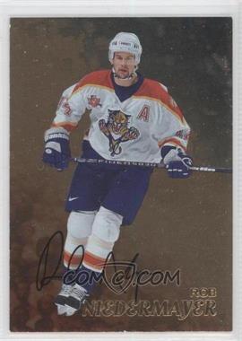 1998-99 In the Game Be A Player - [Base] - Gold Autographs #208 - Rob Niedermayer