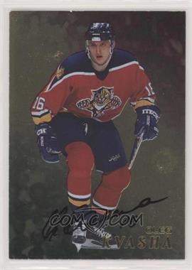1998-99 In the Game Be A Player - [Base] - Gold Autographs #210 - Oleg Kvasha