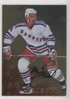 1998-99 In the Game Be A Player - [Base] - Gold Autographs #241 - Manny Malhotra [EX to NM]