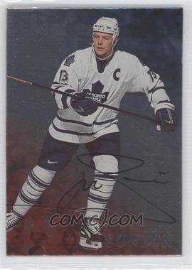 1998-99 In the Game Be A Player - [Base] - Silver Autographs #136 - Mats Sundin