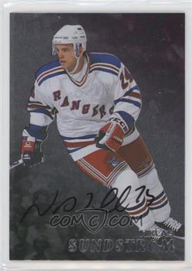 1998-99 In the Game Be A Player - [Base] - Silver Autographs #240 - Niklas Sundstrom