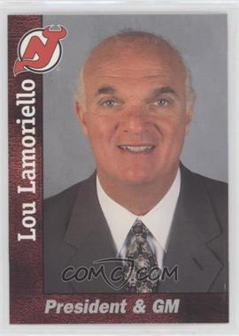1998-99 New Jersey Devils Team Issue - [Base] #_LOLA - Lou Lamoriello