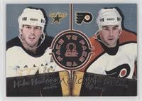 Mike Modano, John LeClair