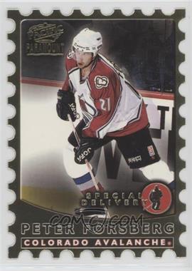 1998-99 Pacific Paramount - Special Delivery #4 - Peter Forsberg