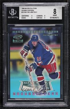 1998-99 Pacific Revolution - Showstoppers #23 - Wayne Gretzky [BGS 8 NM‑MT]