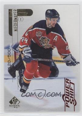 1998-99 SP Authentic - [Base] - Power Shift #36 - Rob Niedermayer /500