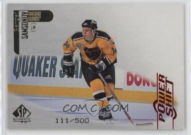 1998-99 SP Authentic - [Base] - Power Shift #4 - Sergei Samsonov /500