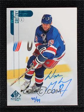 1998-99 SP Authentic - Buyback Autographs #56 - Wayne Gretzky (1998-99 SP Authentic) /99