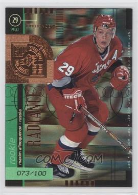 1998-99 SPx Top Prospects - [Base] - Radiance #76 - Maxim Afinogenov /100