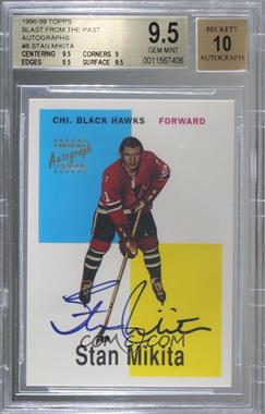 1998-99 Topps - Blast from the Past Reprints - Autographs #8 - Stan Mikita [BGS 9.5 GEM MINT]