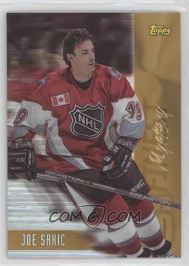 1998-99 Topps - Mystery Finest - Gold Refractor #M20 - Joe Sakic