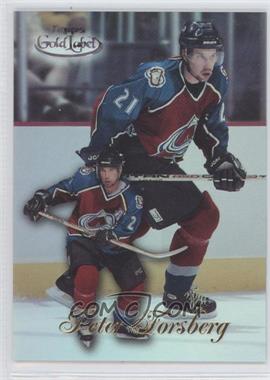 1998-99 Topps Gold Label - [Base] - Class 1 Black Label #21 - Peter Forsberg