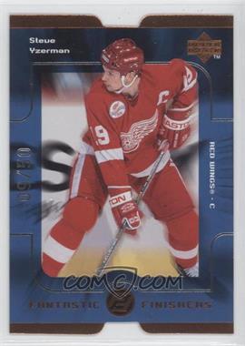 1998-99 Upper Deck - Fantastic Finishers - Die-Cut Quantum Level 2 #FF20 - Steve Yzerman /50 [EX to NM]