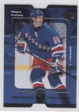 1998-99 Upper Deck - Fantastic Finishers - Die-Cut Quantum #FF1 - Wayne Gretzky /1500