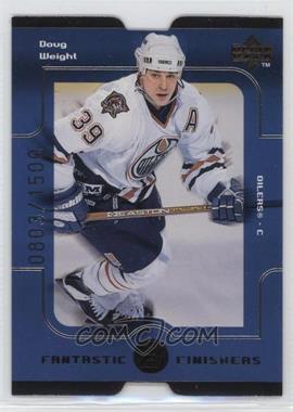 1998-99 Upper Deck - Fantastic Finishers - Die-Cut Quantum #FF21 - Doug Weight /1500