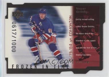 1998-99 Upper Deck - Frozen in Time - Die-Cut Quantum #FT30 - Wayne Gretzky /1000