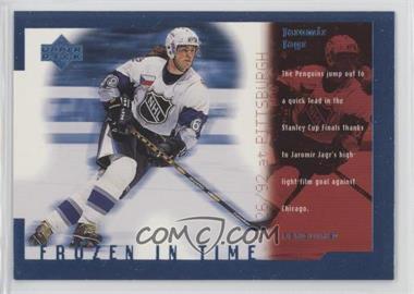 1998-99 Upper Deck - Frozen in Time #FT29 - Jaromir Jagr [EX to NM]