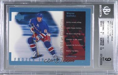 1998-99 Upper Deck - Frozen in Time #FT30 - Wayne Gretzky [BGS 9 MINT]