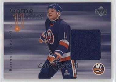 1998-99 Upper Deck - Game Jersey #GJ22 - Darius Kasparaitis