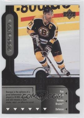 1998-99 Upper Deck - Generation Next - Die-Cut Quantum #GN16 - Ray Bourque, Mattias Ohlund /1000