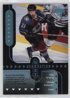 1998-99 Upper Deck - Generation Next #GN25 - Peter Forsberg, Olli Jokinen