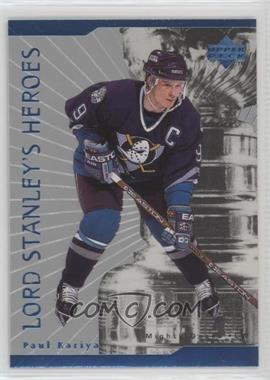 1998-99 Upper Deck - Lord Stanley's Heroes #LS17 - Paul Kariya