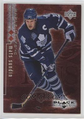 1998-99 Upper Deck Black Diamond - [Base] - Double Diamond #84 - Mats Sundin /2000 [Noted]