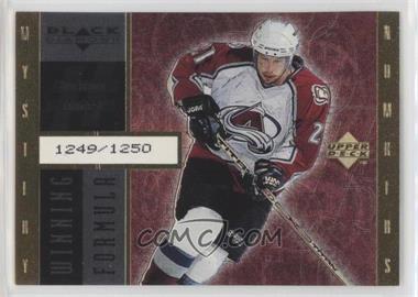 1998-99 Upper Deck Black Diamond - Winning Formula - Gold #WF7 - Peter Forsberg /1250