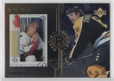 1998-99 Upper Deck Gold Reserve - [Base] #19 - Joe Thornton