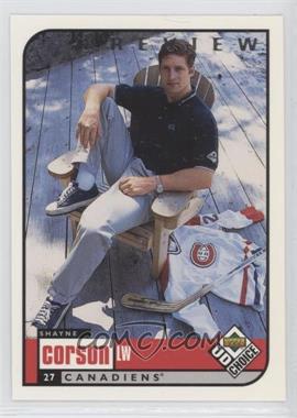 1998-99 Upper Deck UD Choice - [Base] - Preview #103 - Shayne Corson
