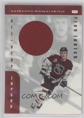 1999-00 In the Game Be A Player Memorabilia - All-Star Jersey #J-16 - Brian Leetch
