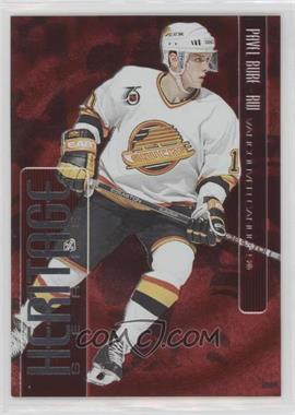 1999-00 In the Game Be A Player Memorabilia - Heritage - Red #H-19 - Pavel Bure /1000