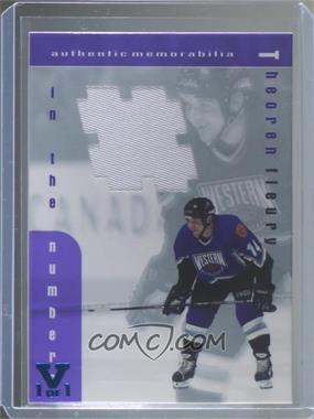 1999-00 In the Game Be A Player Memorabilia - In the Numbers - ITG Vault Sapphire #I-14 - Theoren Fleury /1