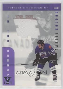 1999-00 In the Game Be A Player Memorabilia - In the Numbers - ITG Vault Silver #I-14 - Theoren Fleury /1