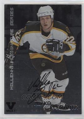 1999-00 In the Game Be A Player Millennium Signature Series - [Base] - Autographs ITG Vault Black #27 - Mikko Eloranta