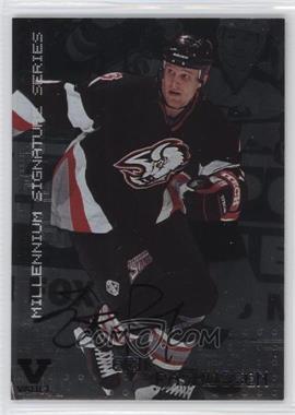 1999-00 In the Game Be A Player Millennium Signature Series - [Base] - Autographs ITG Vault Black #31 - Erik Rasmussen