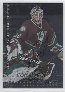 1999-00 In the Game Be A Player Millennium Signature Series - [Base] - Autographs #11 - Dominic Roussel