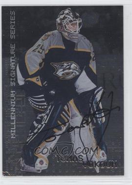 1999-00 In the Game Be A Player Millennium Signature Series - [Base] - Autographs #139 - Tomas Vokoun