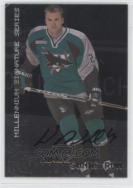 1999-00 In the Game Be A Player Millennium Signature Series - [Base] - Autographs #212 - Niklas Sundstrom