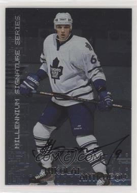 1999-00 In the Game Be A Player Millennium Signature Series - [Base] - Autographs #224 - Nik Antropov