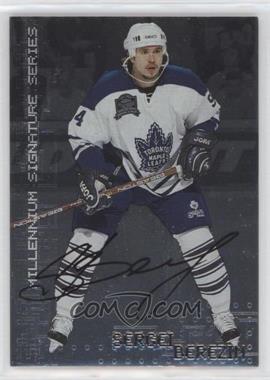 1999-00 In the Game Be A Player Millennium Signature Series - [Base] - Autographs #232 - Sergei Berezin