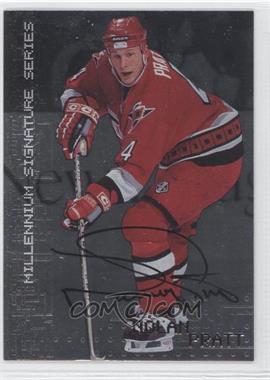 1999-00 In the Game Be A Player Millennium Signature Series - [Base] - Autographs #54 - Nolan Pratt